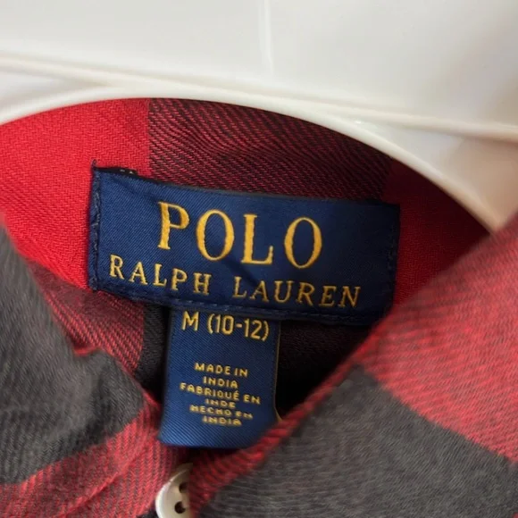 Polo Ralph Lauren Long Sleeve Buffalo Check Woven Shirt
